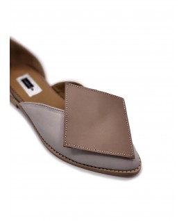 Beige Diamonds Flats